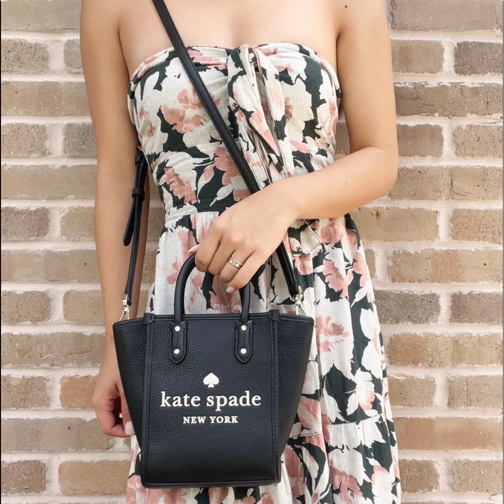 Kate Spade Top Zip Satchel Crossbody Leather - Picture 3 of 7